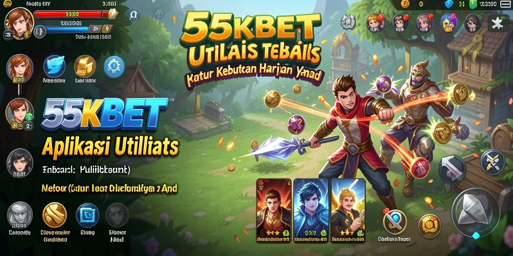 Tampilan aplikasi 55KBET yang intuitif dan mudah digunakan.