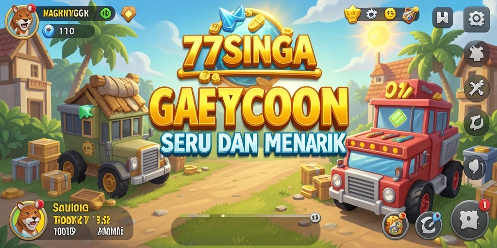 Tampilan gameplay 77SINGA yang menarik dalam mode Tycoon.