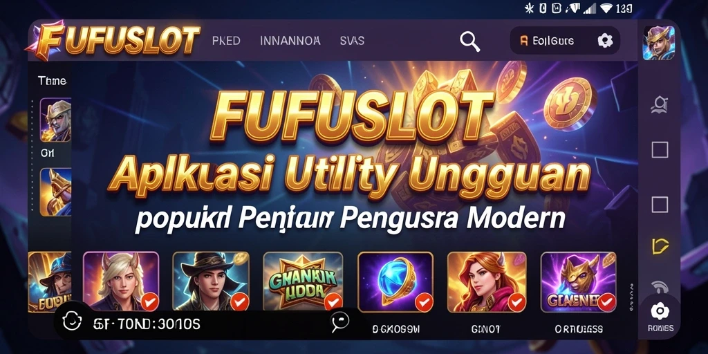 Tampilan antarmuka FUFUSLOT yang sederhana dan fungsional.