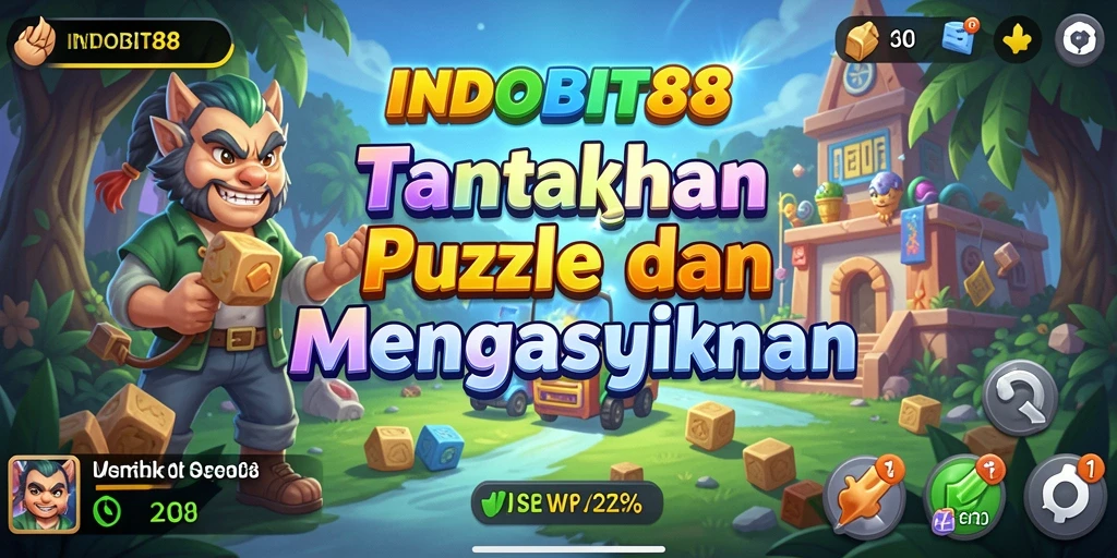 Tampilan gameplay INDOBIT88 yang penuh tantangan Puzzle.