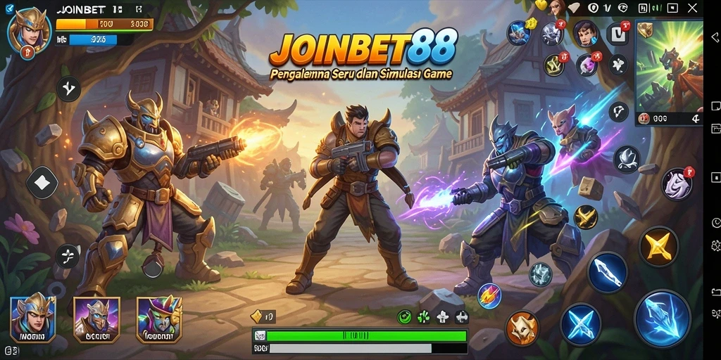 Screenshot utama menunjukkan gameplay menarik dalam <strong>JOINBET88</strong> dengan interaksi dinamis.