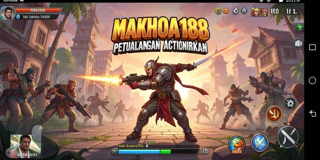 Screenshot utama MAHKOTA188 menampilkan aksi mendebarkan dalam pertempuran.