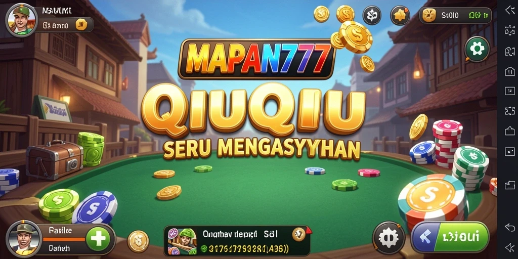 Screenshot gameplay QiuQiu MAPAN777 yang menegangkan.
