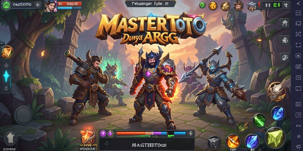 Screenshot dari gameplay ARPG penuh aksi di MASTERTOTO.