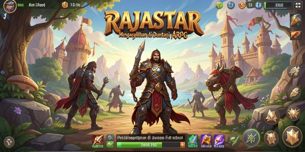 Gameplay seru dengan grafis menawan di RAJASTAR.