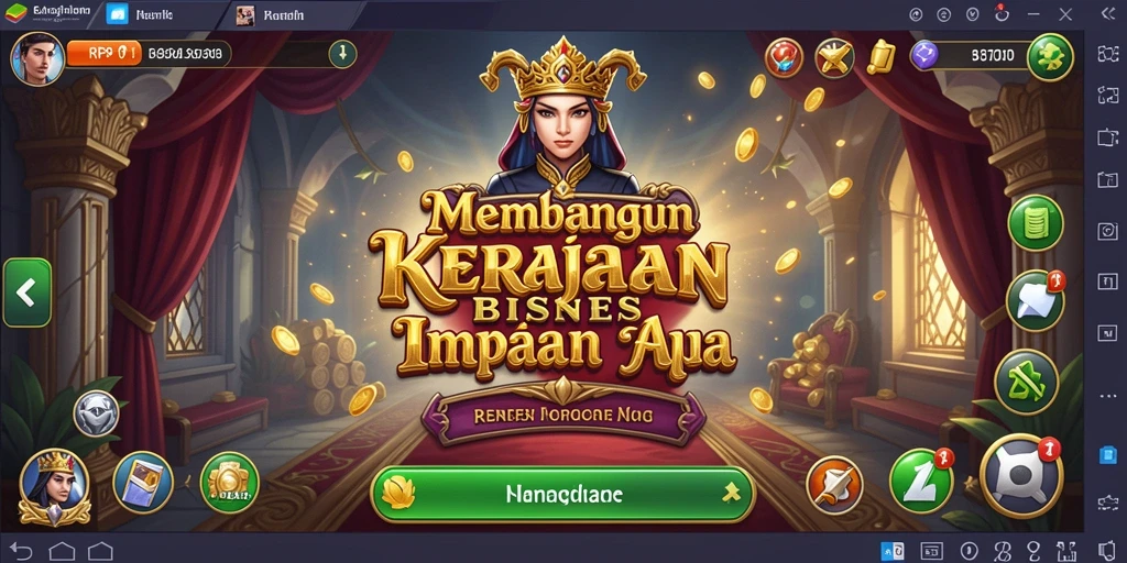 Screenshot gameplay RP8 menampilkan aksi membangun bisnis yang menarik.