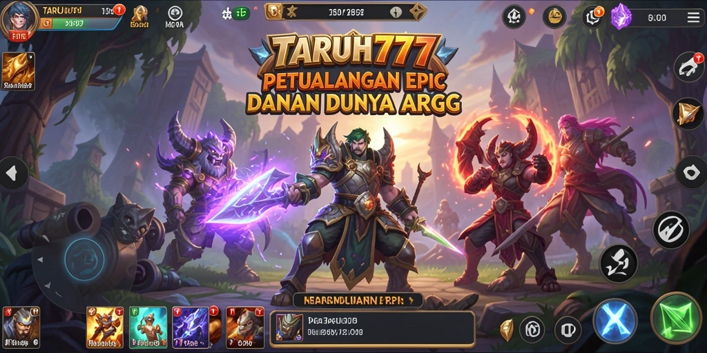 Tangkapan layar TARUH777 menunjukkan aksi seru dalam dunia ARPG.